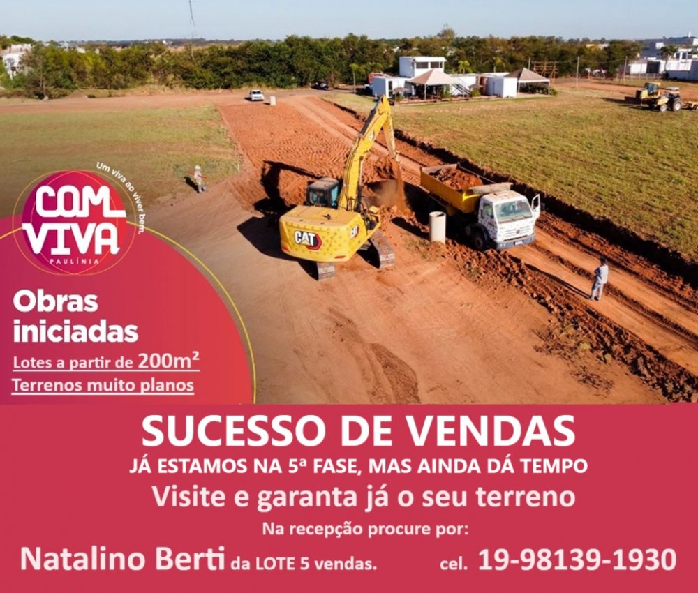 Terreno - Lançamentos - São José - Paulínia - SP